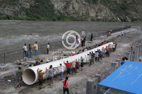支援汶川災區建設排水工程